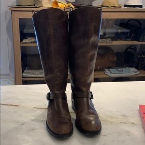 TODS Brown Leather Boot 39.5